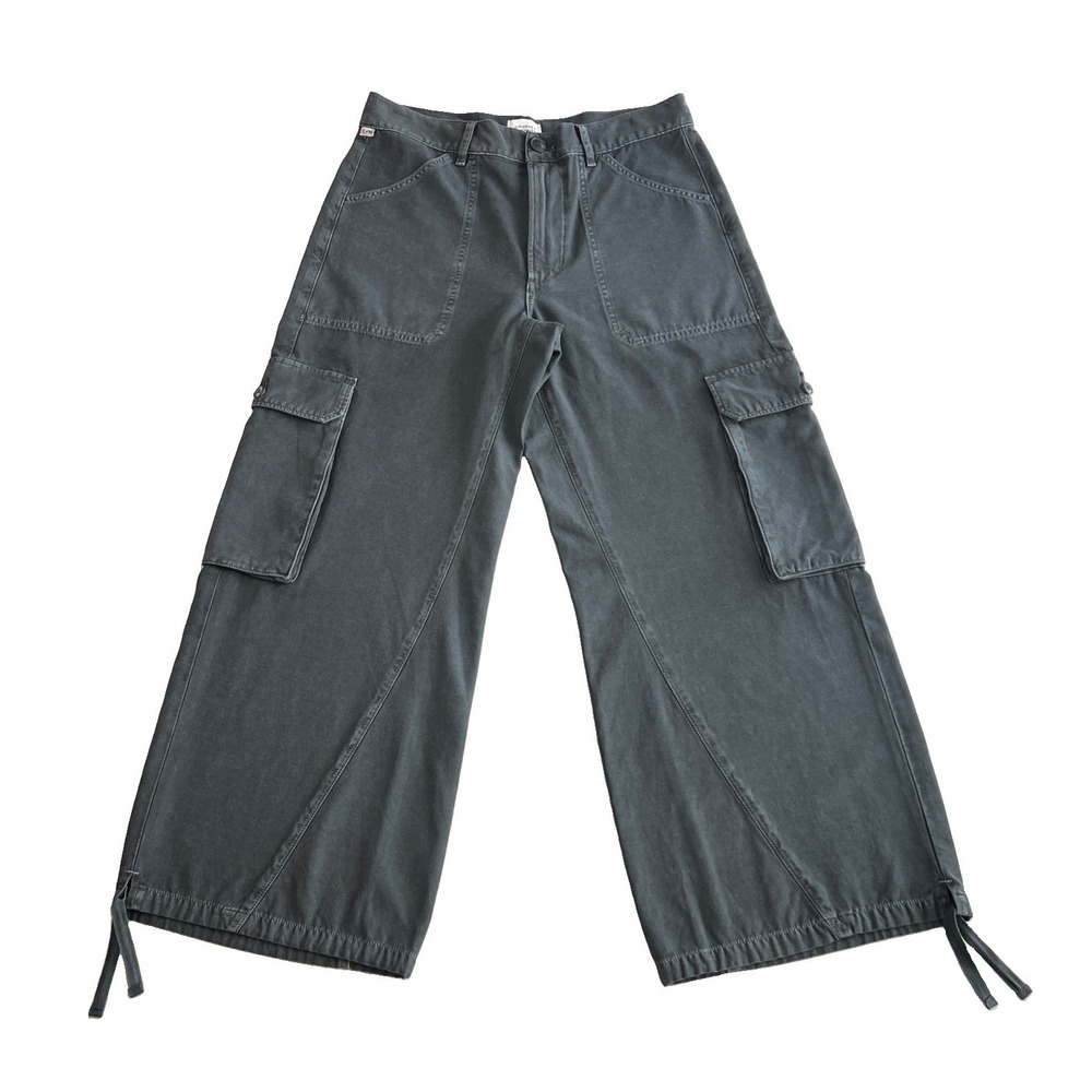 CITIZENS OF HUMANITY Thassos Twisted Seam Utility Pants Grey Women's Size 27